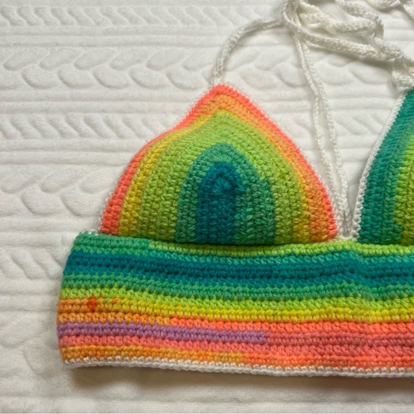 🤎 Handmade Crochet Womans Halter Top - Picture 2 of 9